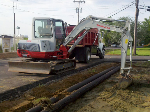 Carroll Bros. Contracting Drainage swale reconstruction in Annapolis, MD