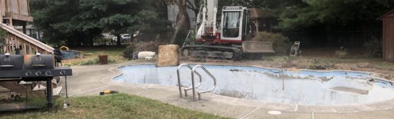 Concrete Pool Removal in Severn Maryland