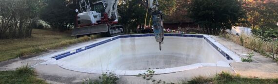 Concrete Pool Removal in Reistertown Maryland