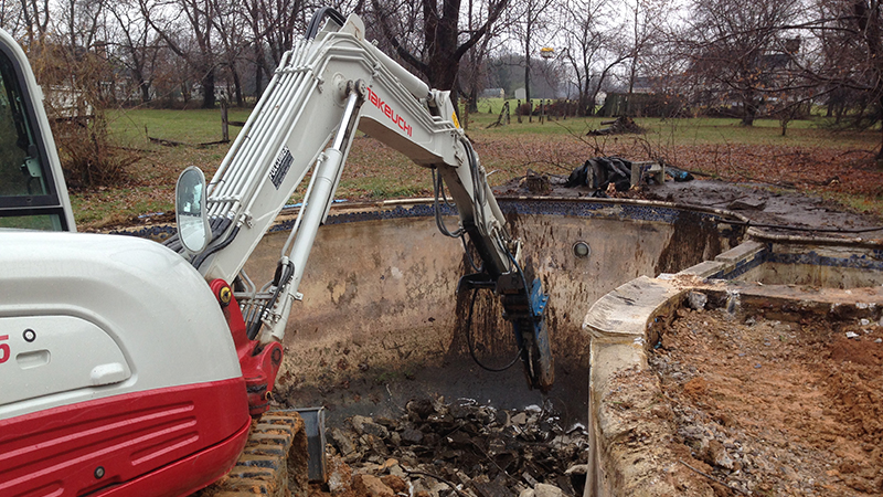 Carroll Bros. Contracting In-Ground Pool Removal in Westminster, MD