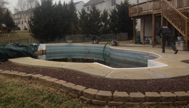 Carroll Bros. Contracting Elkridge inground pool removal