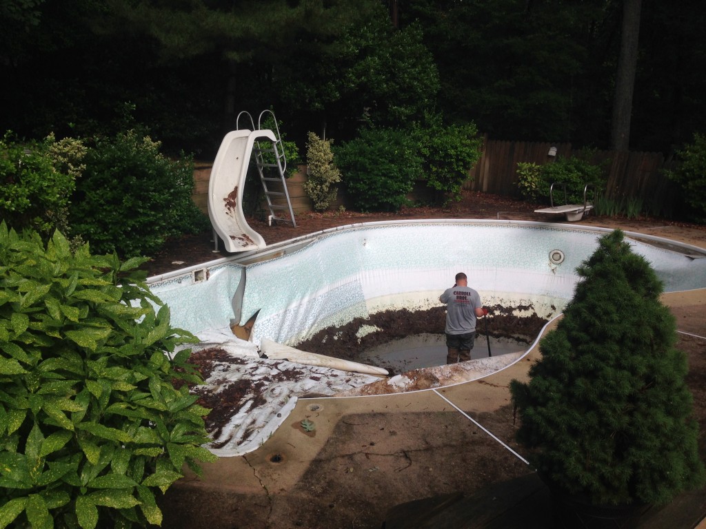 Carroll Bros. Contracting Severna Park Pool Removal 