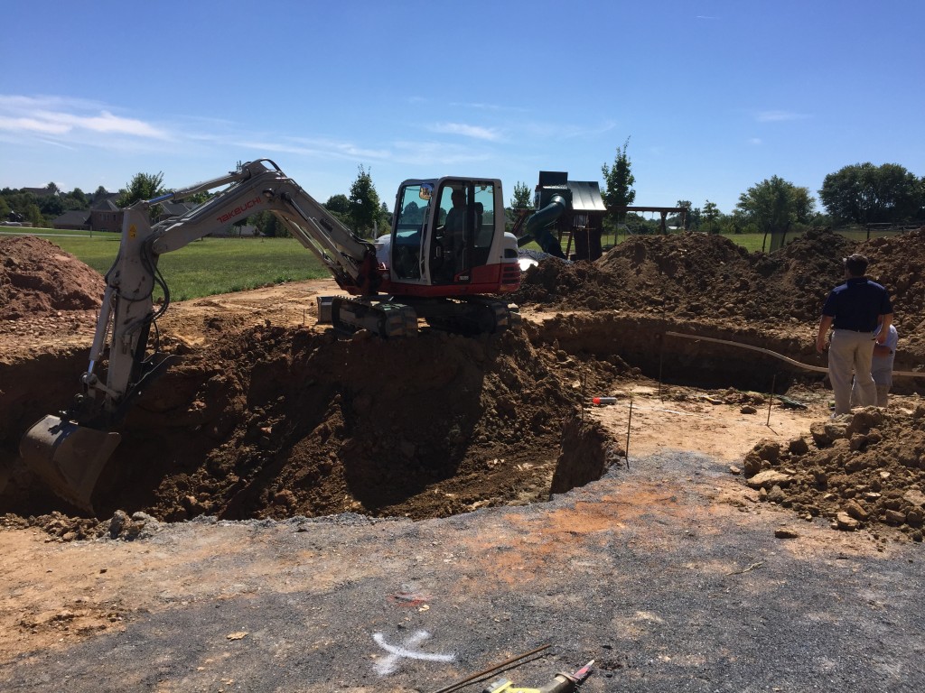Carroll Bros. Contracting Clarksville Pool Excavation
