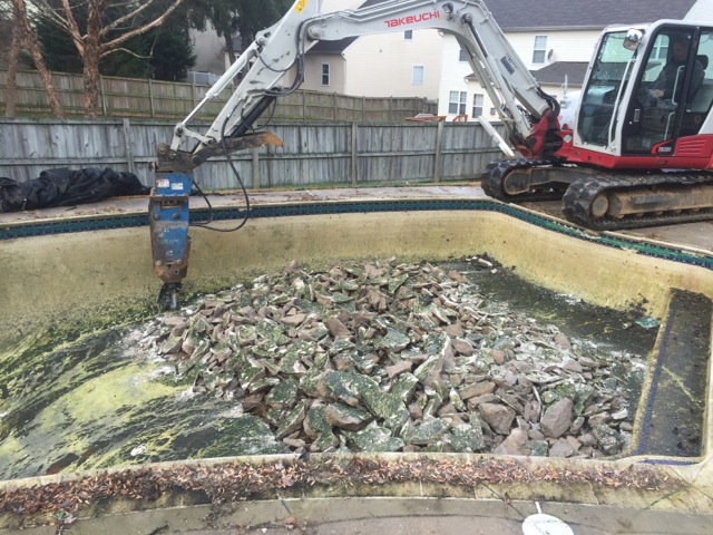 Carroll Bros. Contracting Arnold Pool Removal