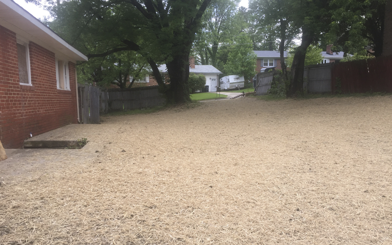 vinyl swimming pool removal in Clinton, Maryland complete