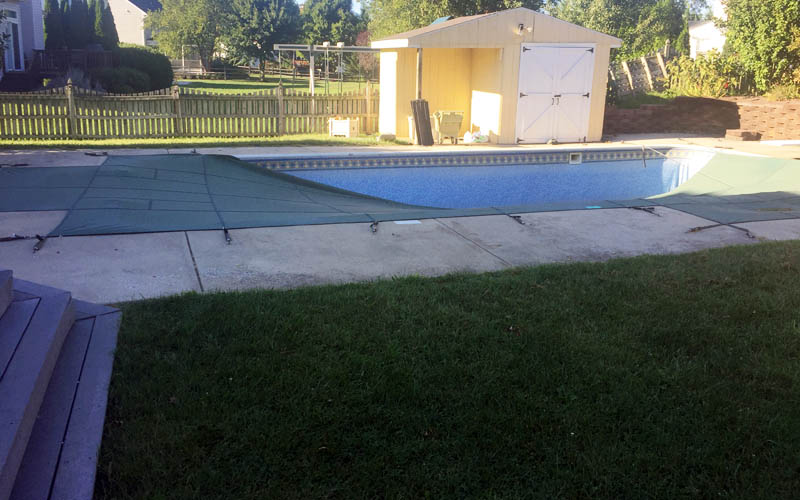 swimming pool removal in Howard County before