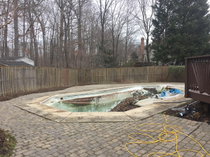 Glendale Inground pool removal BEFORE