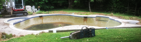 Ellicott City Pool Removal
