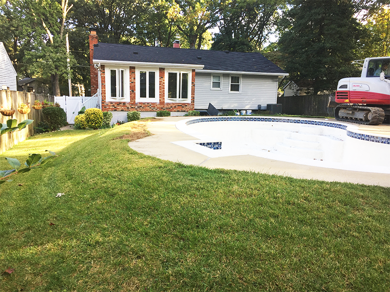 pool removal in Annapolis, MD 2