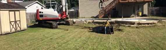 Concrete Pool Removal in Severn, Maryland
