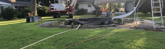 Concrete Pool Removal on Kent Island Maryland