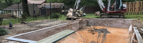 Vinyl Liner Pool Removal in Towson Maryland