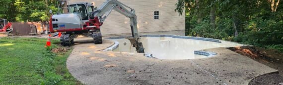 Concrete Pool Removal in Calvert County Maryland