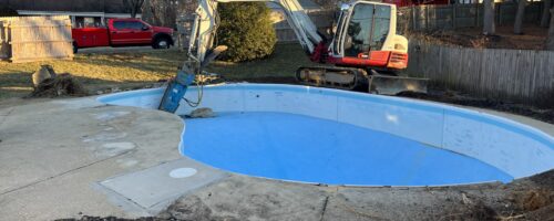 Fiberglass Pool Removal in Bowie Maryland