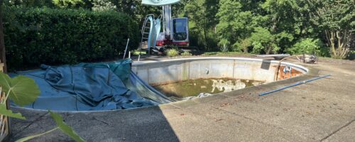 Vinyl Liner Pool Removal in Harwood Maryland