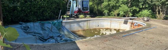 Vinyl Liner Pool Removal in Harwood Maryland